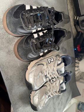 Adidas and new balance toddler sneakers